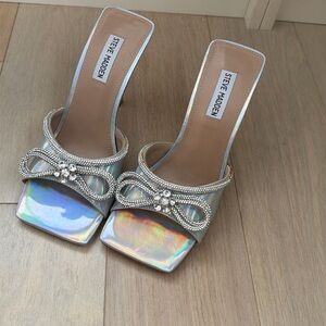 Embellished Iridescent Heel- Steve Madden